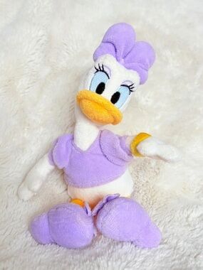 Authentic Daisy Duck Plush – 10” | Kawaii Disney Collectible | Pastel Nostalgia